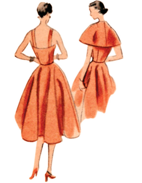 Patron de robe - Vogue 2002