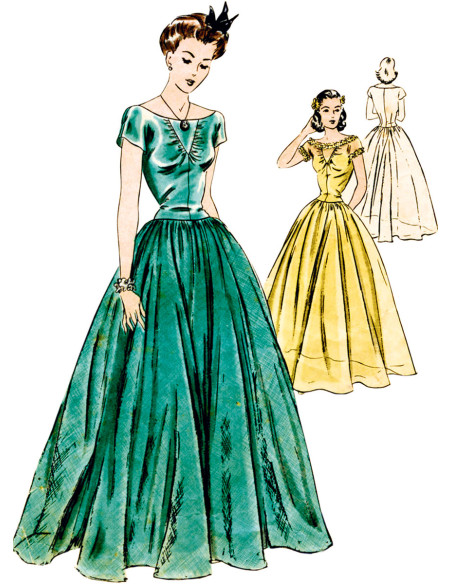 Patrón de vestido - Vogue 2001