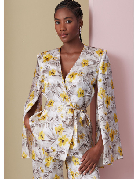 Patrón de blusa, bata y pantalón - Vogue 2020