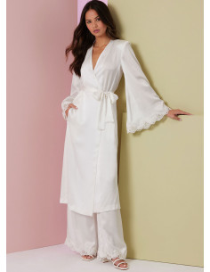 Patrón de blusa, bata y pantalón - Vogue 2020 2