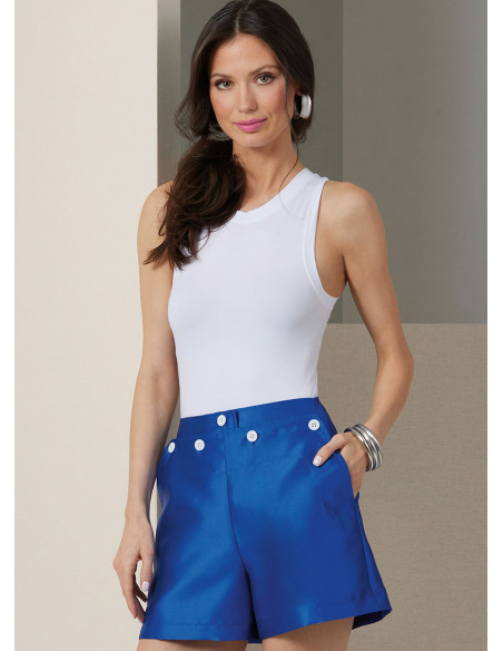 Patrón de short o pantalón - Vogue 2034