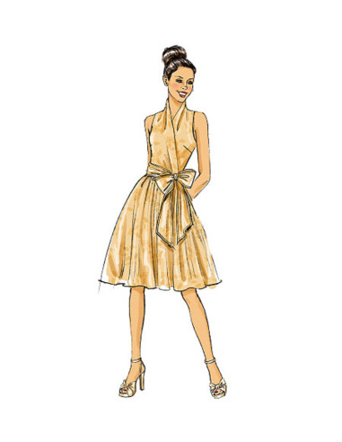 Patrón de vestido vintage - Butterick 5850