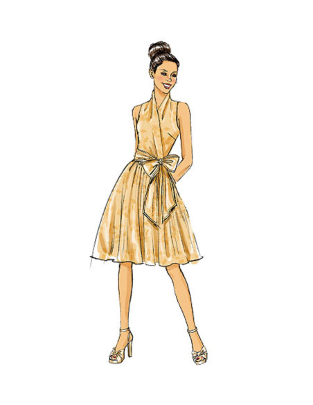Patrón de vestido vintage - Butterick 5850