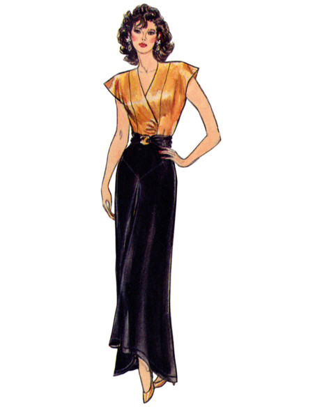 Patrón de faldas vintage - Vogue 2102