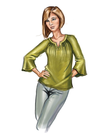 Patrón de blusa - Butterick 6632