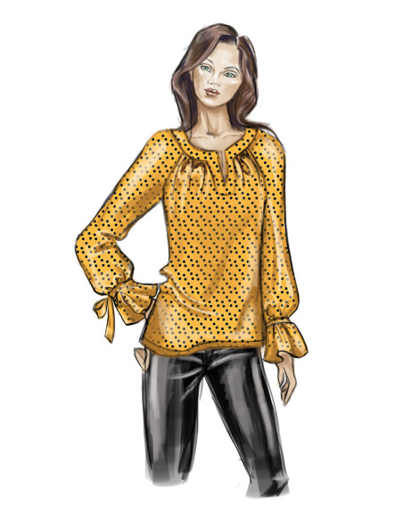 Patrón de blusa - Butterick 6632