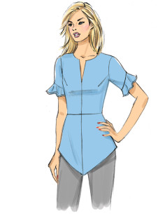 Patrón de blusa - Butterick 6663 2
