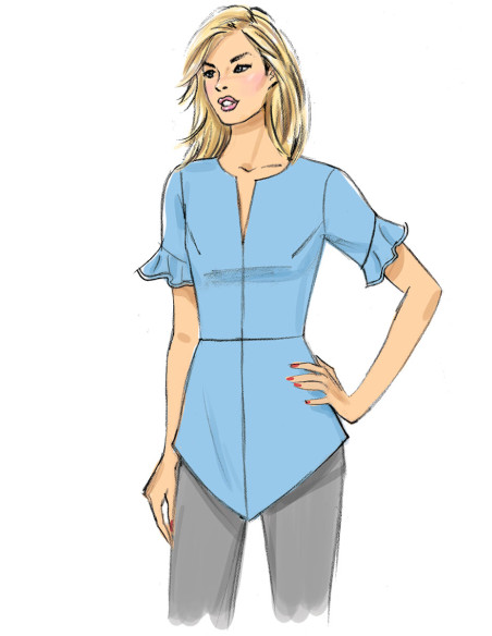 Patrón de blusa - Butterick 6663