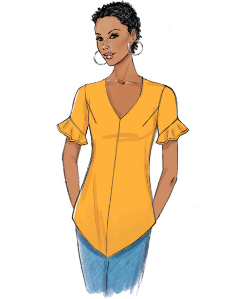 Patrón de blusa - Butterick 6663