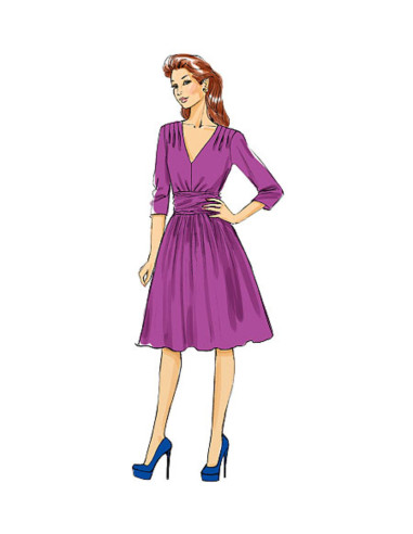 Patrón de vestido vintage - Butterick 5850