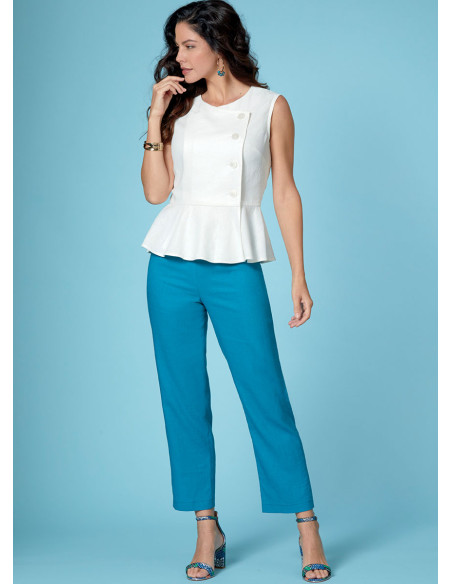 Patrón de blusa, vestido, falda y pantalón - Butterick 6670