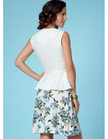 Patrón de blusa, vestido, falda y pantalón - Butterick 6670