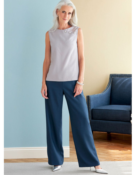 Patrón de chaqueta, vestido, blusa, falda y pantalón - Butterick 6796