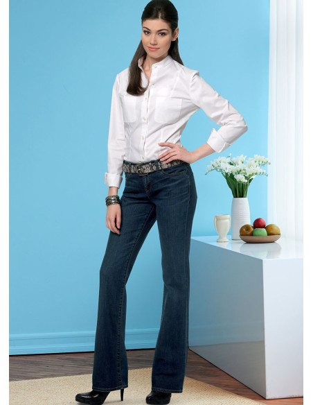Patrón de jeans y pantalones - Butterick 6800