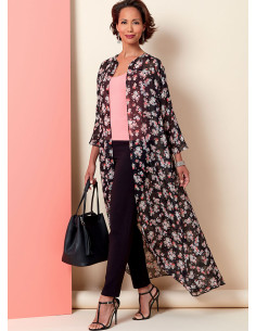 Patrón de chaqueta, vestido y pantalón - Butterick 6802