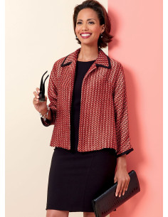 Patrón de chaqueta, vestido y pantalón - Butterick 6802 2