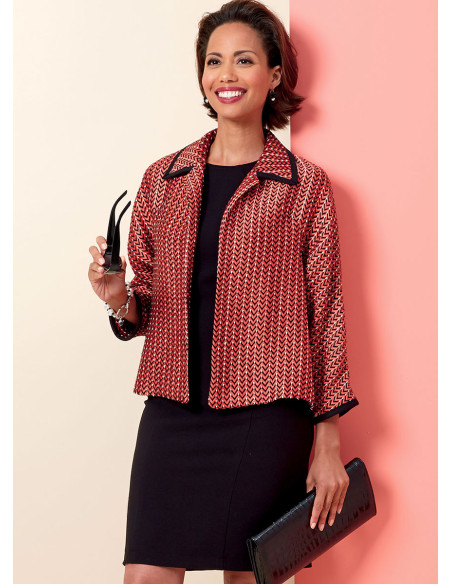 Patrón de chaqueta, vestido y pantalón - Butterick 6802