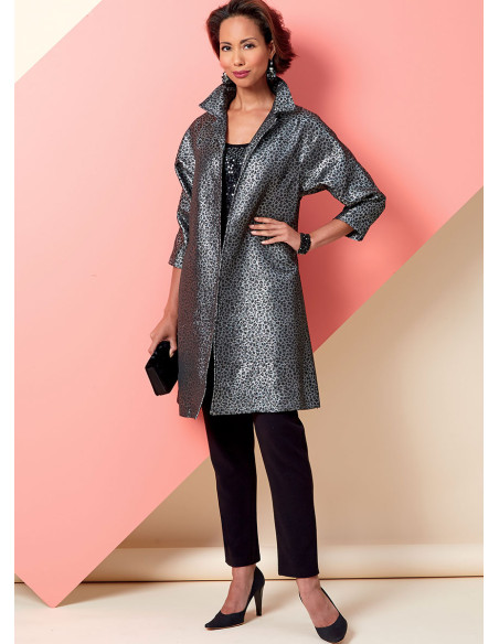 Patrón de chaqueta, vestido y pantalón - Butterick 6802