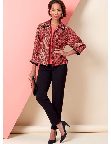 Patrón de chaqueta, vestido y pantalón - Butterick 6802
