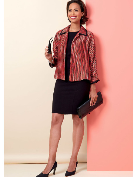 Patrón de chaqueta, vestido y pantalón - Butterick 6802