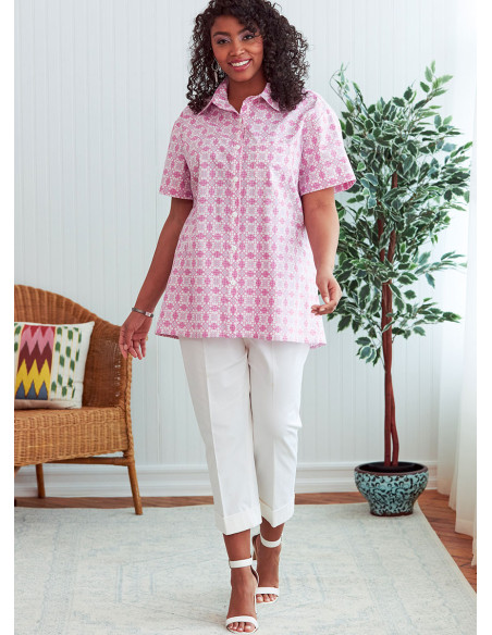 Patrón de camisa - Butterick 6841