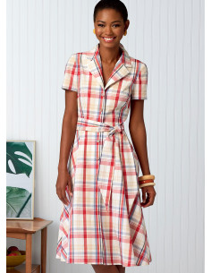 Patrón de vestido, camisa, cinturón y bufanda - Butterick 6843 2