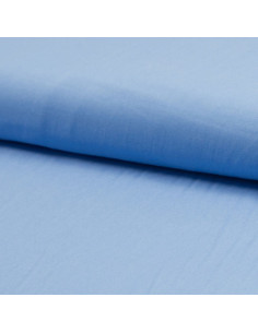 Tejido popelina de viscosa - Azul