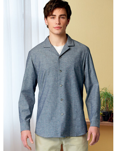Patrón de camisa - Butterick 6846