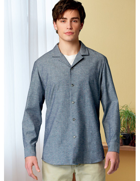 Patrón de camisa - Butterick 6846