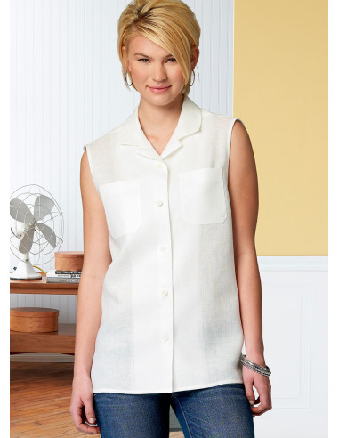 Patrón de camisa - Butterick 6846