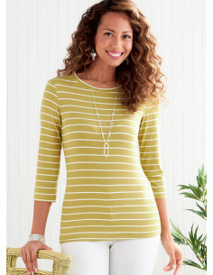 Patrón de camiseta y camiseta sin mangas - Butterick 6848
