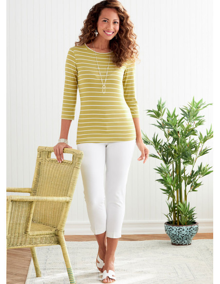 Patrón de camiseta y camiseta sin mangas - Butterick 6848