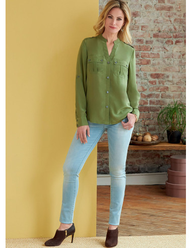 Patrón de blusa y túnica - Butterick 6856