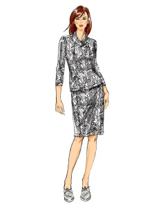 Patrón de vestido, blusa, falda y pantalón - Butterick 6858 2
