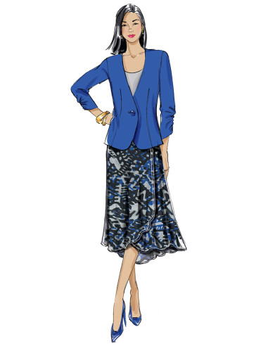 Patrón de chaqueta - Butterick 6860