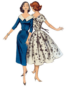Patrón de vestido y cinturón - Butterick 6870