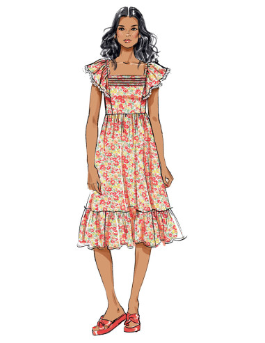 Patron de robe - Butterick 6872