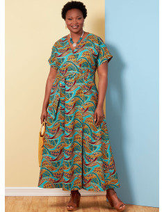 Patrón de vestido y cinturón - Butterick 6873