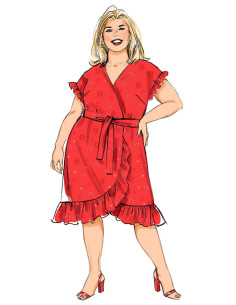 Patrón de vestido y cinturón - Butterick 6873 2
