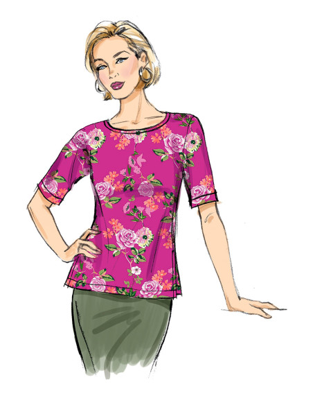 Patrón de blusa - Butterick 6874