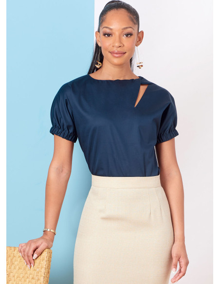 Patrón de blusa - Butterick 6875