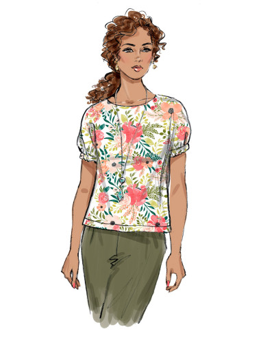 Patrón de blusa - Butterick 6875