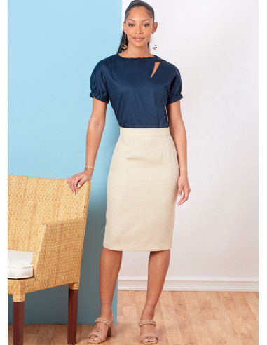 Patrón de blusa - Butterick 6875