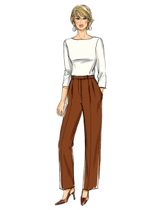 Patrón de pantalón y short - Butterick 6878 2