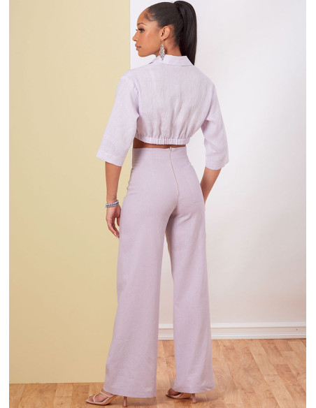 Patrón de camisa, pantalón y short - Butterick 6880