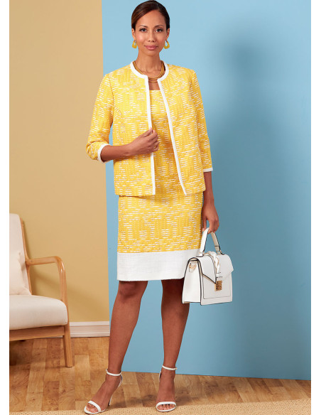 Patrón de chaqueta, vestido, blusa, pantalón - Butterick 6882