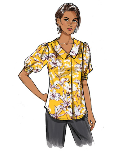 Patrón de blusa - Butterick 6895
