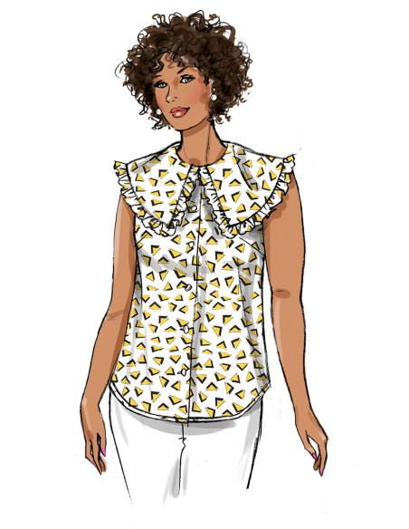Patrón de blusa - Butterick 6896