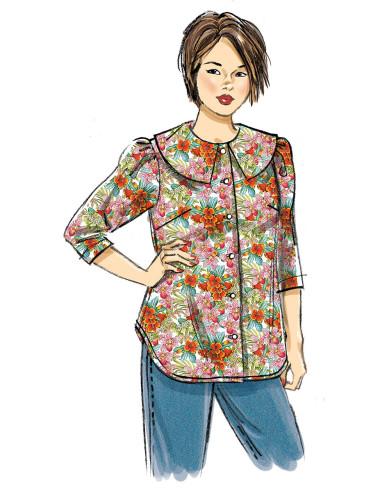 Patrón de blusa - Butterick 6896