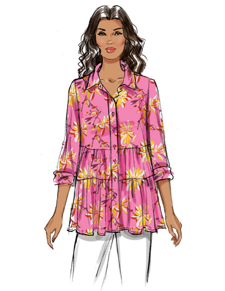 Patrón de blusa - Butterick 6897